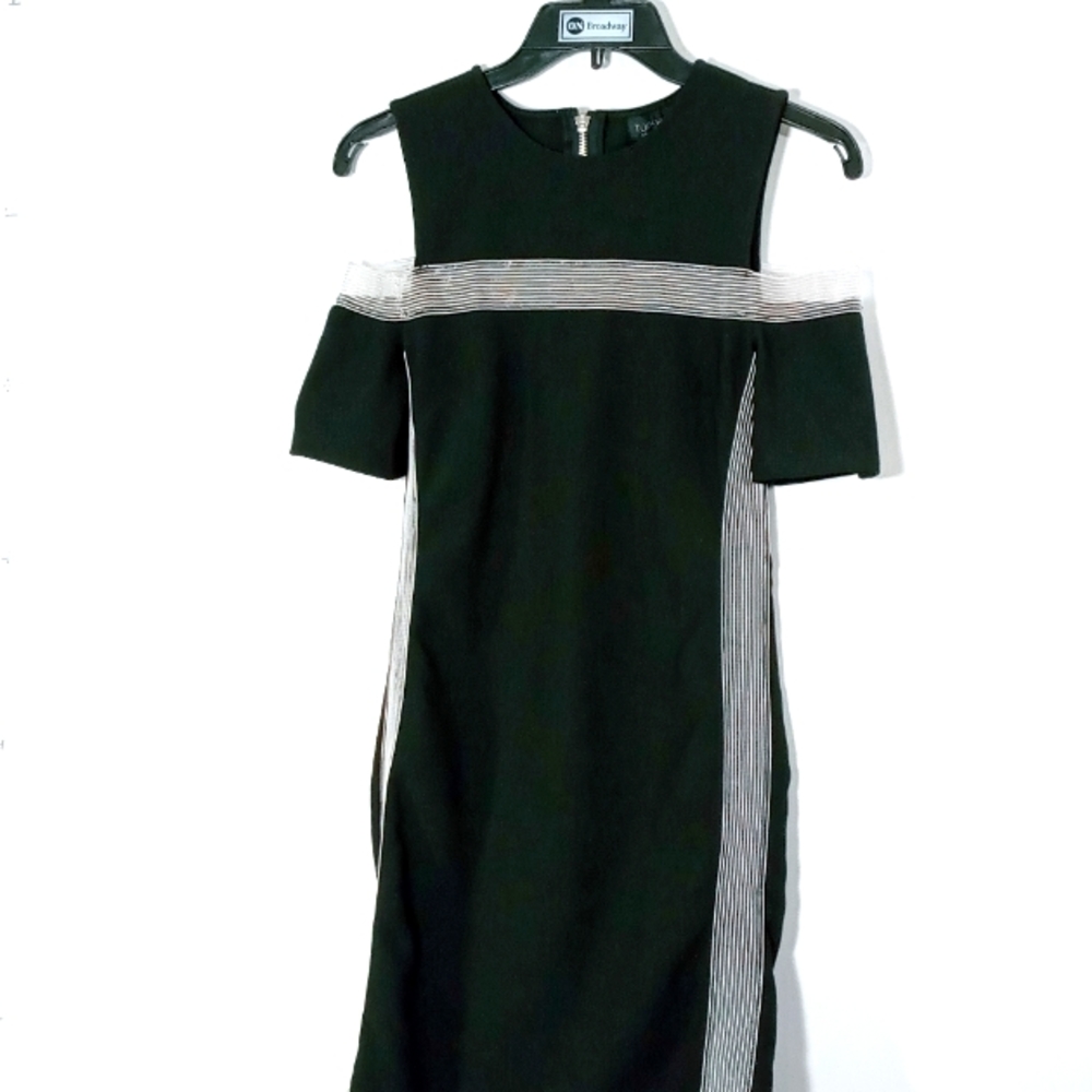 Topshop Black short Dress Size 4 Bodycon stretch Party, sexy cute
